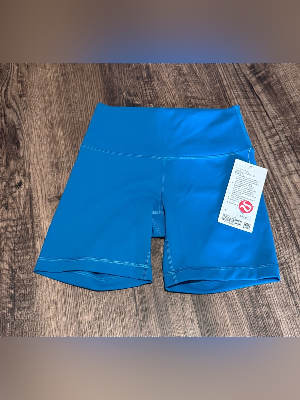 Lululemon Wunder Train HR Short - 6” - Hawaiian Blue
